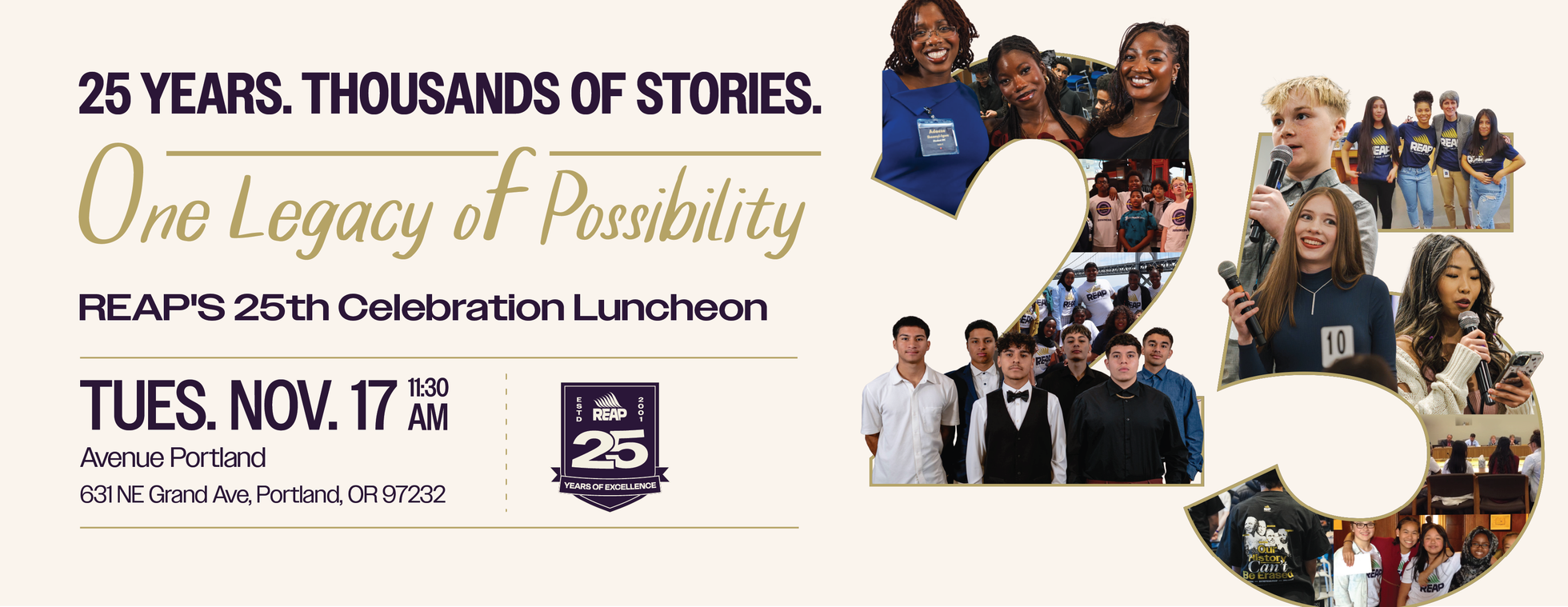 REAP’s 25th Anniversary Celebration