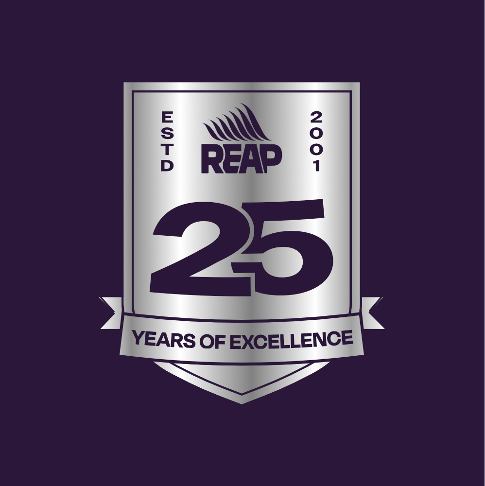 REAP’s 25th Anniversary Celebration - logo